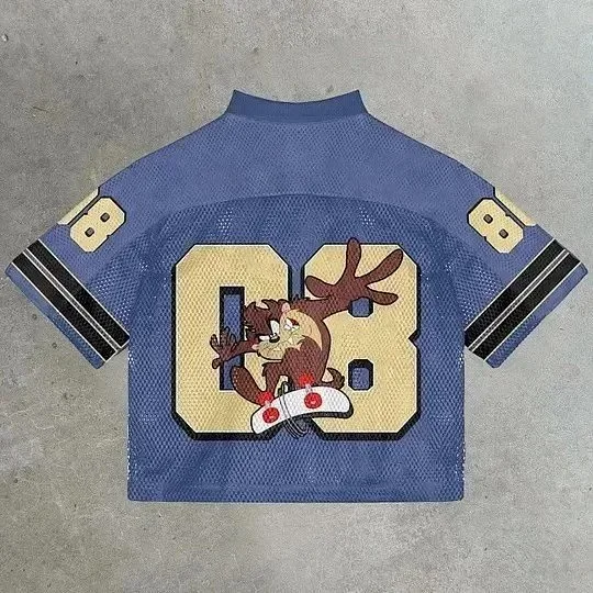 Unbranded Football Jerseys Mesh V-Neck Graphic Jersey product detail image 9