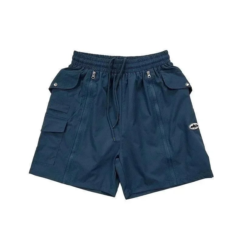 Unbranded Shorts Color-block striped with webbing belt image 6
