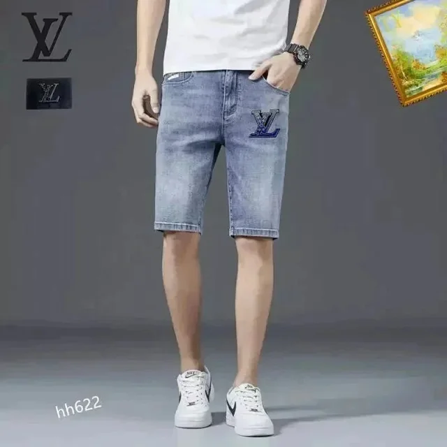 Unbranded Shorts Denim with patches and distressed details product detail image 1