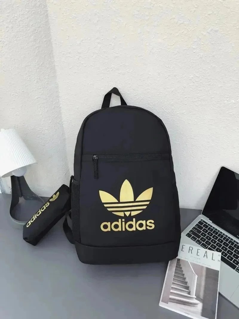Adidas Backpacks Logo Print Backpack — 2676-3