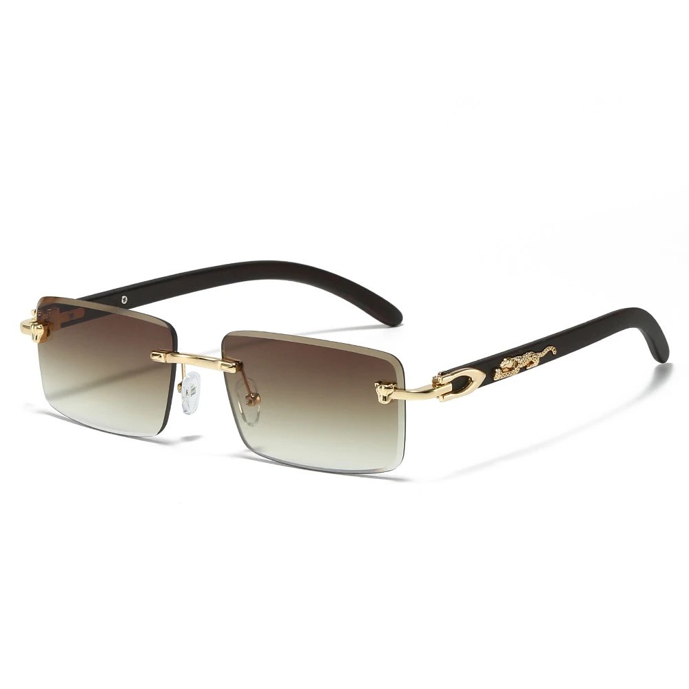Gold Frame Double Tea Lens