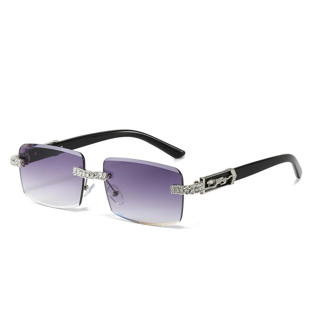 Rimless Gradient Sunglasses