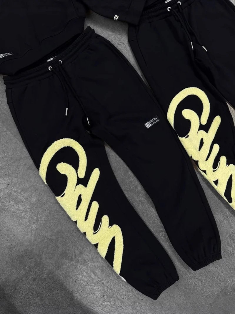 Black Straight-Leg Pants