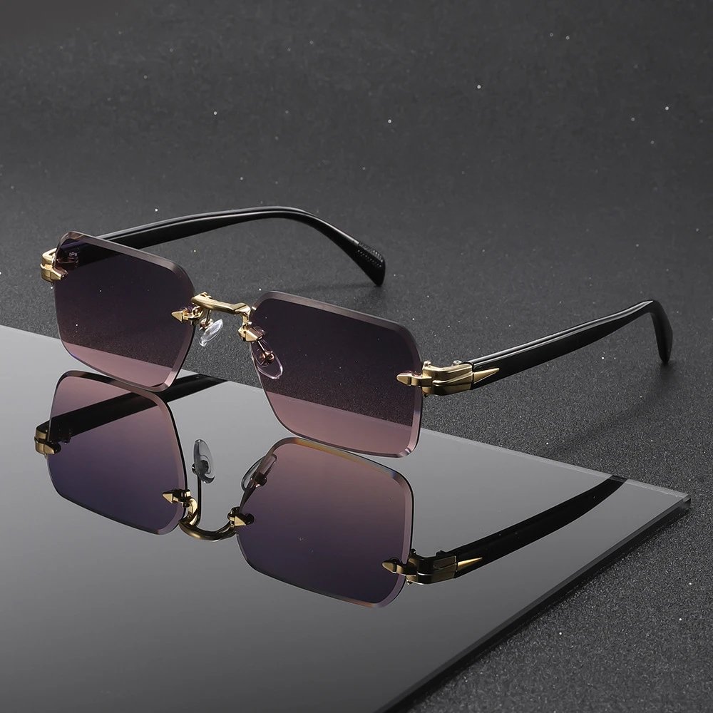 Unisex Rimless Sunglasses