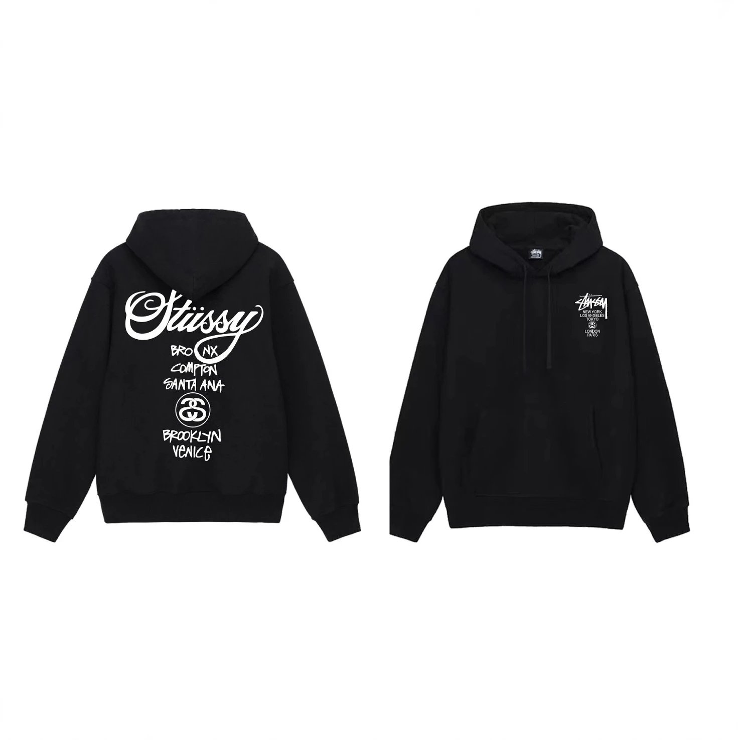 Stüssy City Series Black Hoodie - 4
