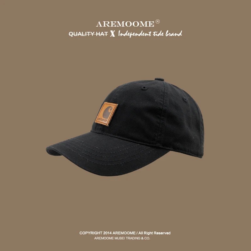 Carhartt Work In Progress Logo Patch Baseball Cap Black - 5
