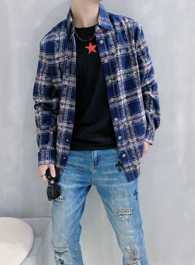 Off-White™ Plaid Shirt Jacket Green Yellow White - 17