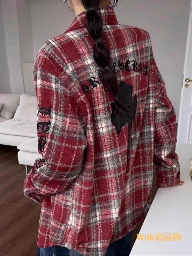 Off-White™ Plaid Shirt Jacket Green Yellow White - 4