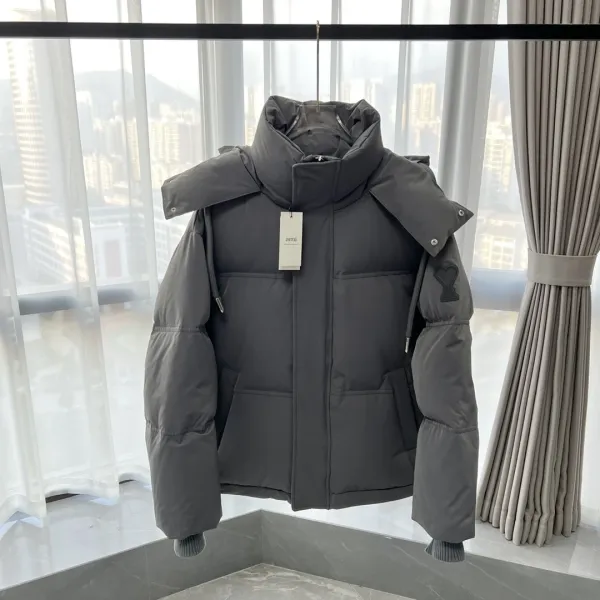 Design Puffer Parka White Down Jacket - 26