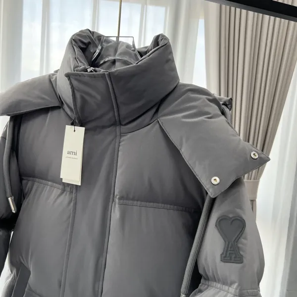 Design Puffer Parka White Down Jacket - 30