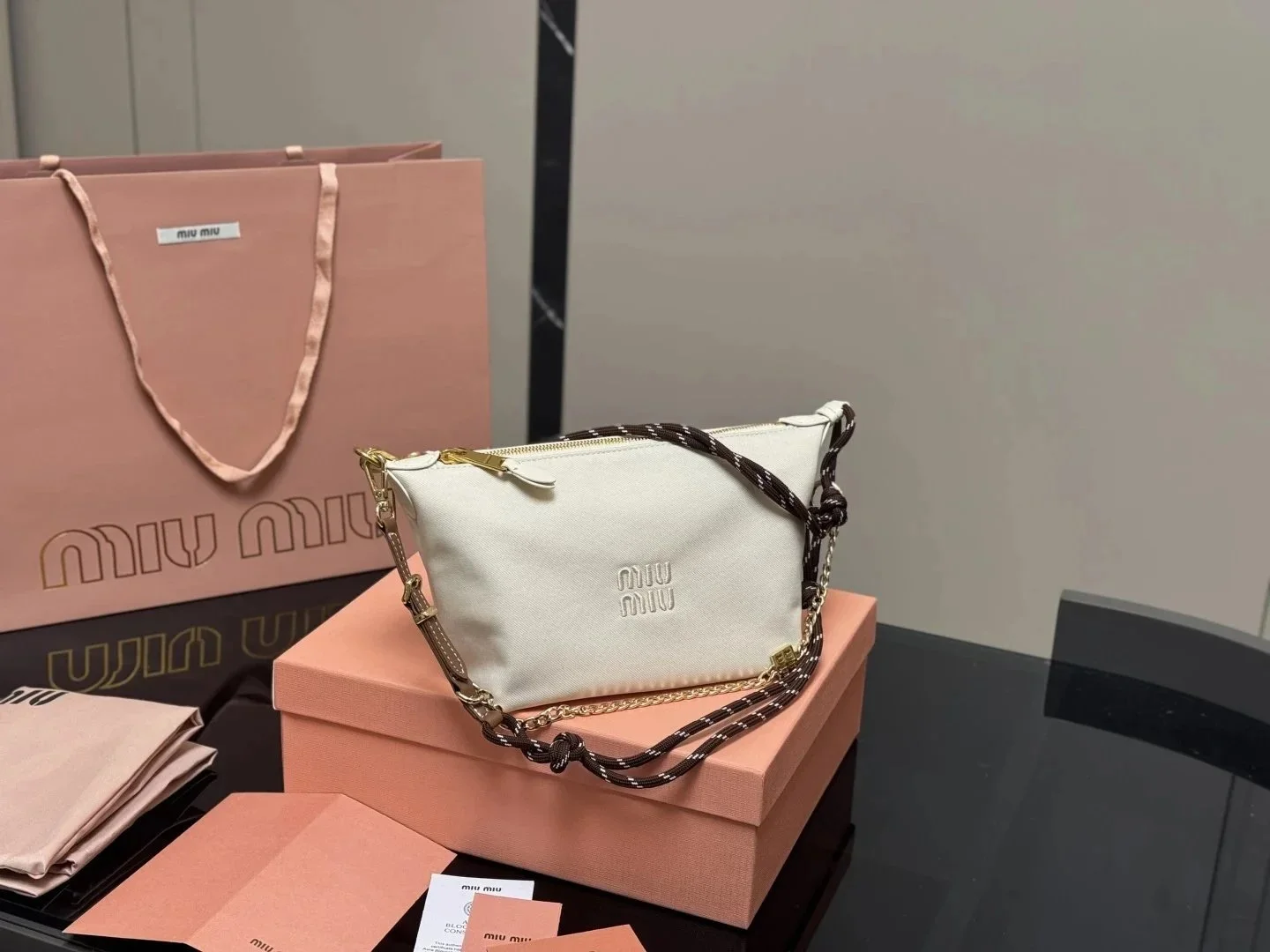 Miu Miu White Bag