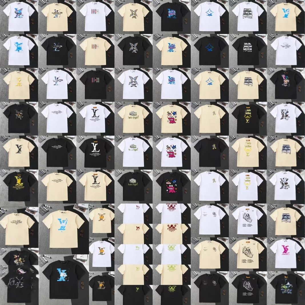 Letter Casual Oversized Short Sleeve