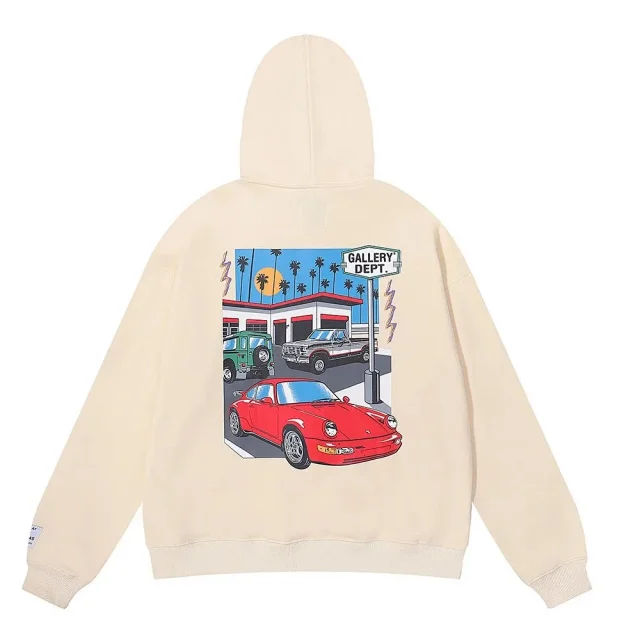 Gallery Dept. Hoodies & Sweatshirts Logo Graphic Pullover Hoodie product detail image 54