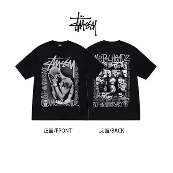 Stussy Dice Print T-Shirt White - 10