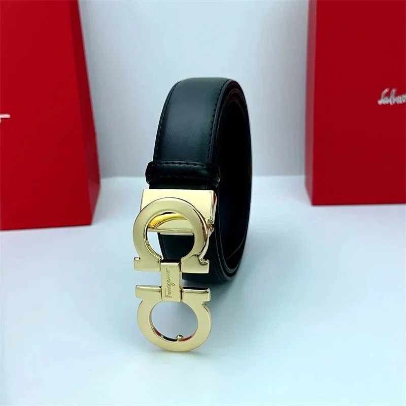 8 gold buckle plain weave