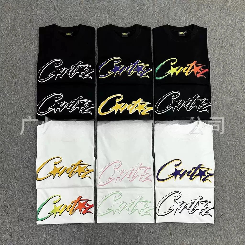 Letter Logo Print Crew Neck T-Shirt