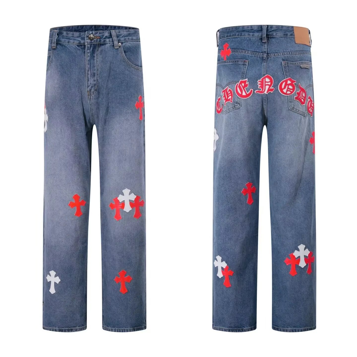Denim Jeans Couple Relaxed Straight Leg photo 3