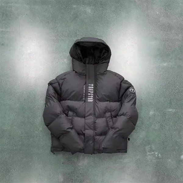 Off-White Diagonal Arrow Puffer Jacket Black Down-Jacket - 4