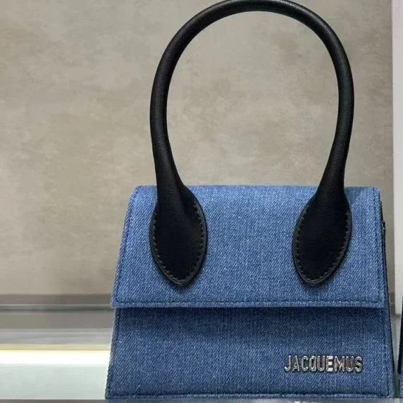 Small Square Denim Crossbody Bag photo 2