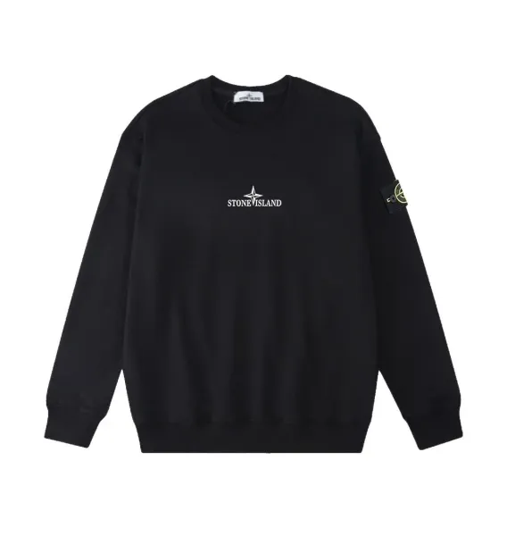 Stone Island Compass Logo White Hoodie - 5