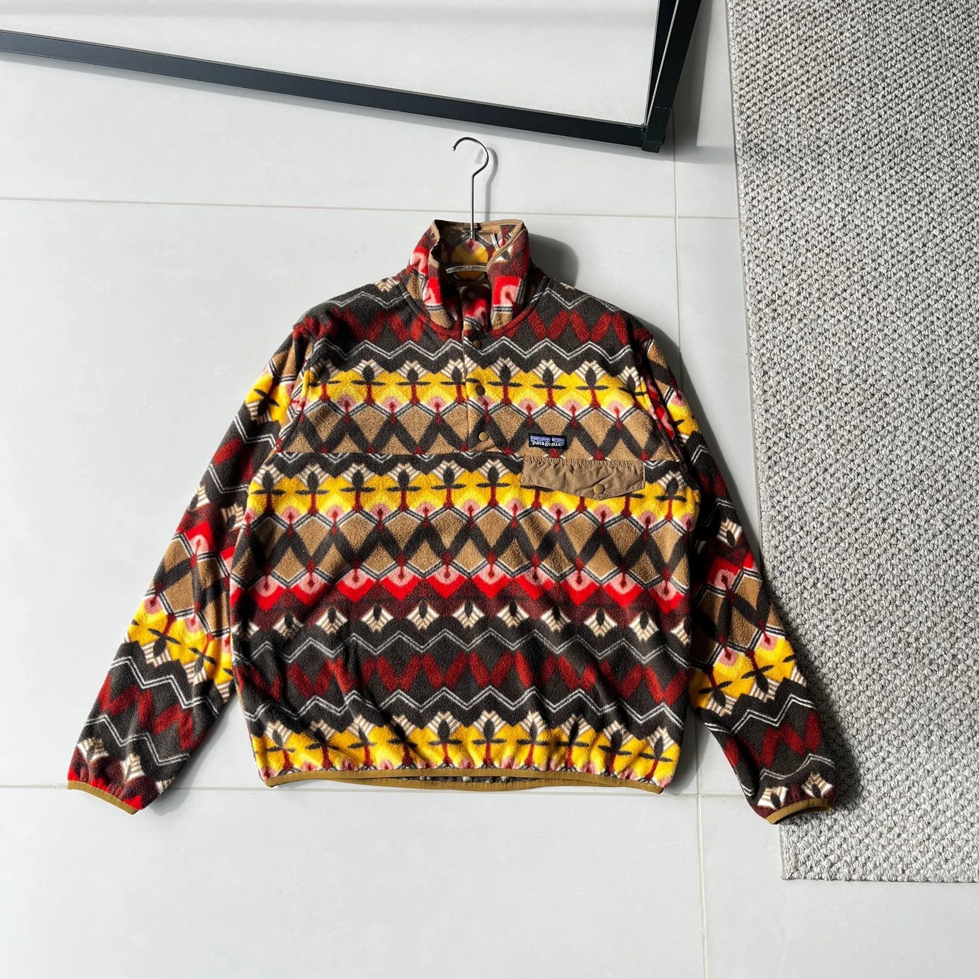 Fleece Crewneck Sweatshirt Jacket photo 5