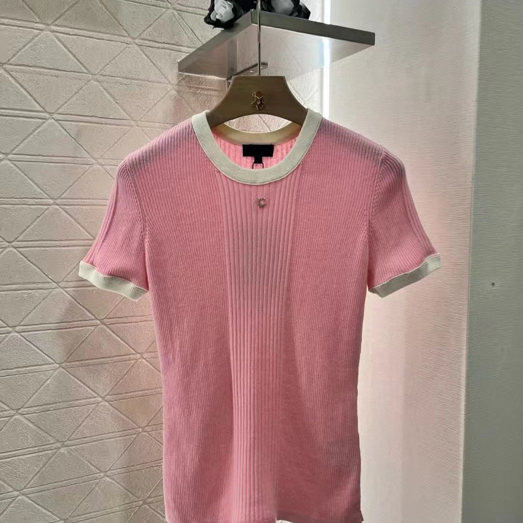 Knit Short Sleeve Top