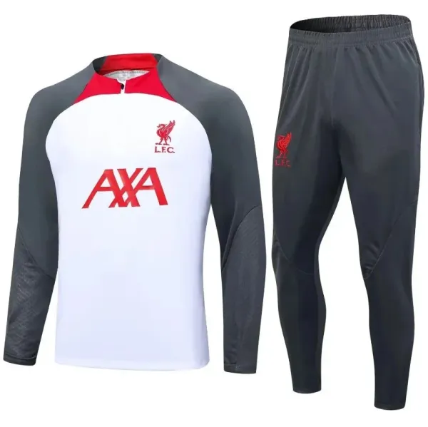 Liverpool FC Training Tracksuit White/Gray/Red - 1
