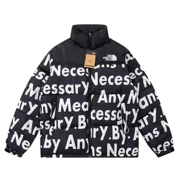 The North Face x Supreme Necessity Print Down Jacket Black - 1