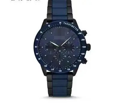 Design Chronograph Watch Gray-Silver Ceramic Strap Quartz Watch - 13