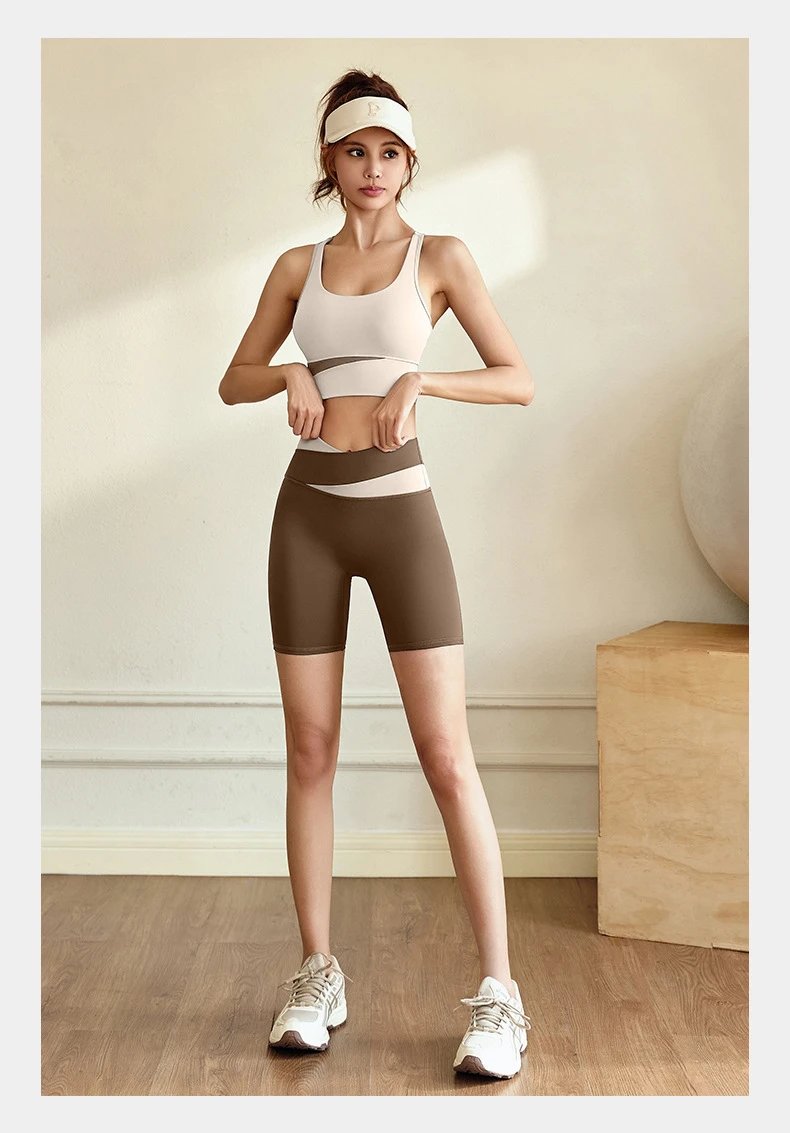 Nike Performance Crop Top in Milk Tea Gray Activewear - 21