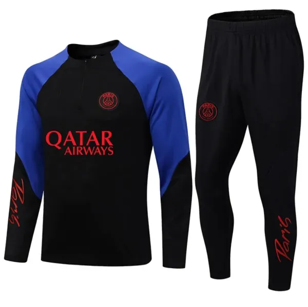 Paris Saint-Germain Training Tracksuit Black/Blue - 1