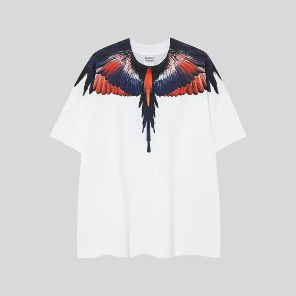 Marcelo Burlon County of Milan Wings Print White T-Shirt - 18