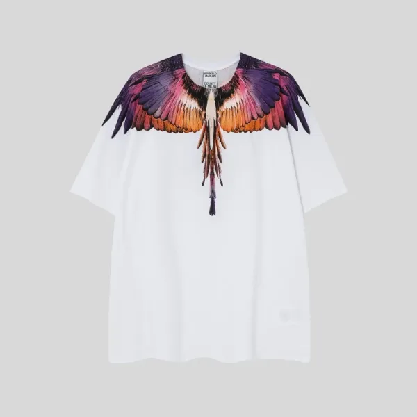 Marcelo Burlon County of Milan Wings Print White T-Shirt - 43
