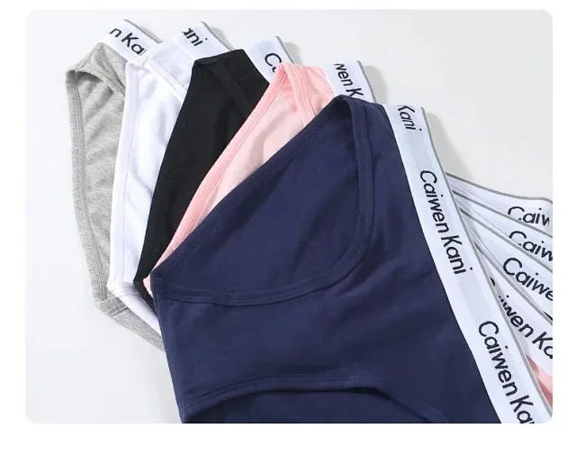 Caiwen Kani Underwear Wireless Triangle Bra and Briefs Set product detail image 88