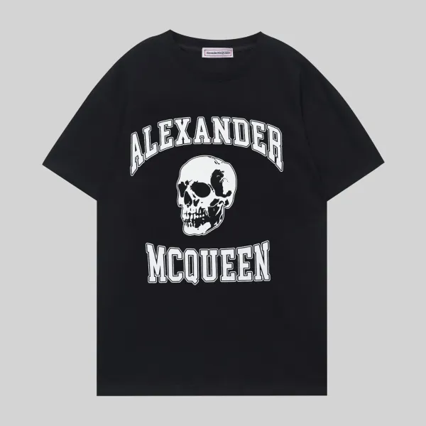 Alexander McQueen Skull Arch Logo Black T-Shirt - 1