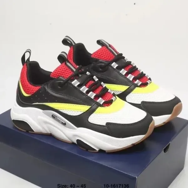 Dior B23 Low Multicolor Chunky Sneakers - 1