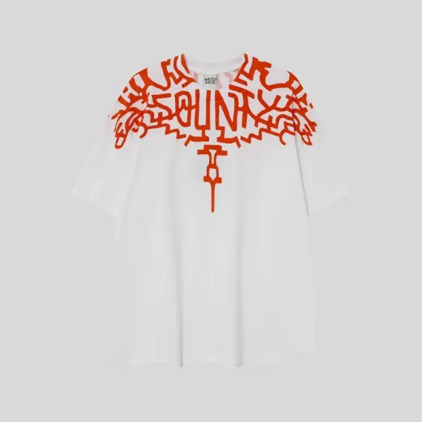 Marcelo Burlon County of Milan Wings Print White T-Shirt - 40