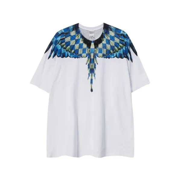 Marcelo Burlon County of Milan Wings Print White T-Shirt - 51