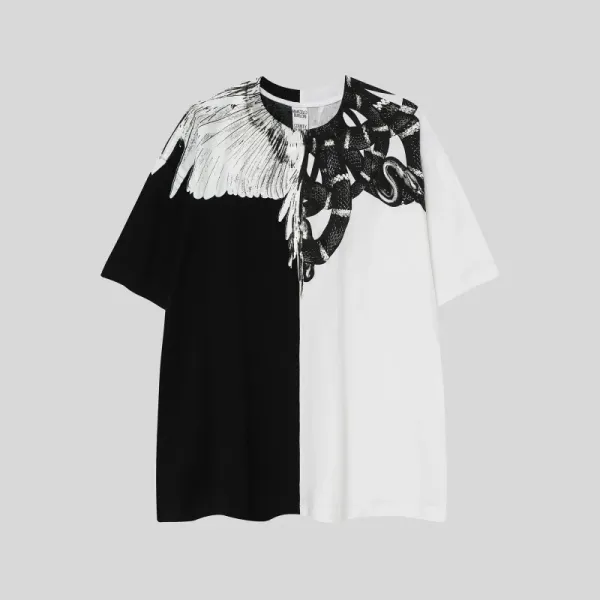 Marcelo Burlon County of Milan Wings Print White T-Shirt - 30