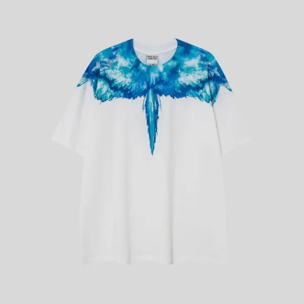 Marcelo Burlon County of Milan Wings Print White T-Shirt - 38