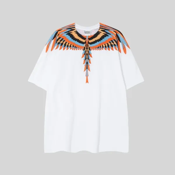 Marcelo Burlon County of Milan Wings Print White T-Shirt - 47