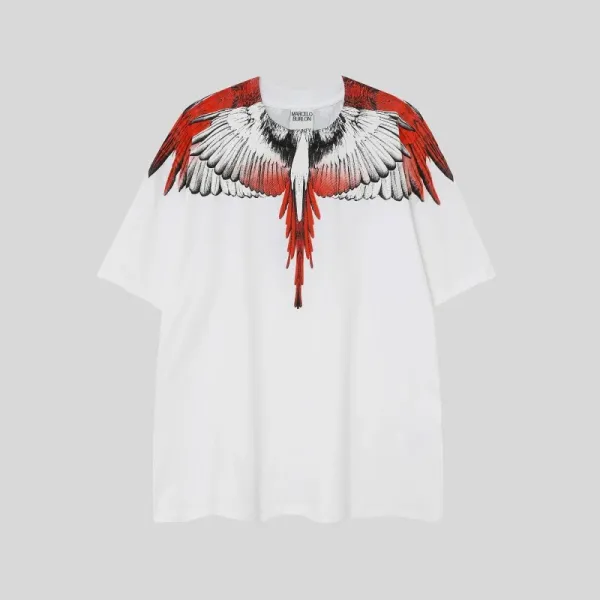 Marcelo Burlon County of Milan Wings Print White T-Shirt - 20