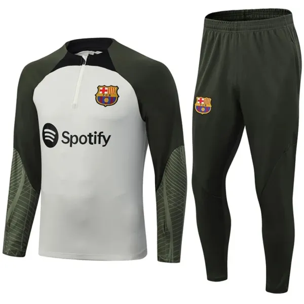 FC Barcelona x Spotify Training Tracksuit Army Green/White - 1