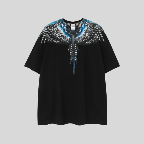 Marcelo Burlon County of Milan Wings Print White T-Shirt - 44
