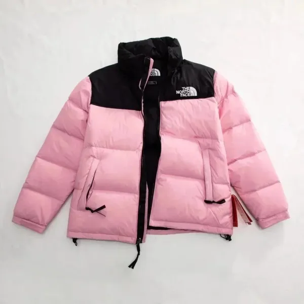 The North Face 1996 Retro Nuptse Pink Black Down Jacket - 1
