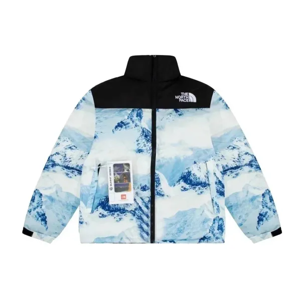 The North Face Summit Series Mountain Print Down Jacket - 1