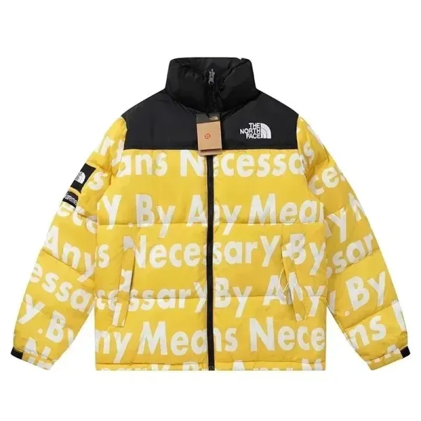 Supreme x The North Face Mountain Light Jacket Yellow Print Down-Jacket - 1
