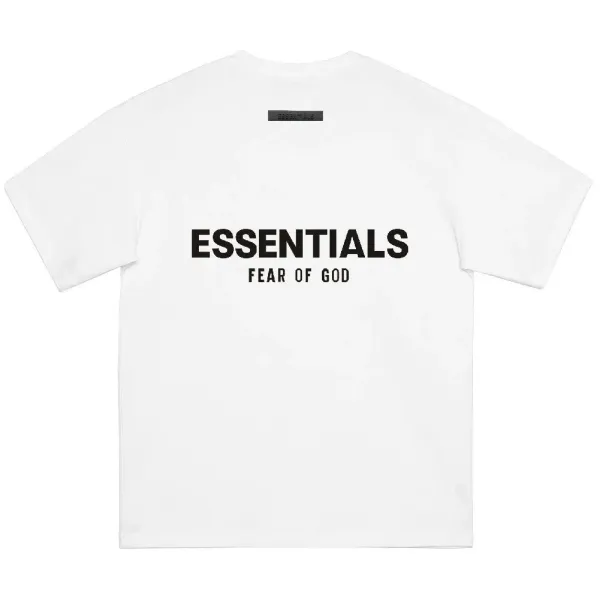 Essentials Logo Print White Vest-Top - 15