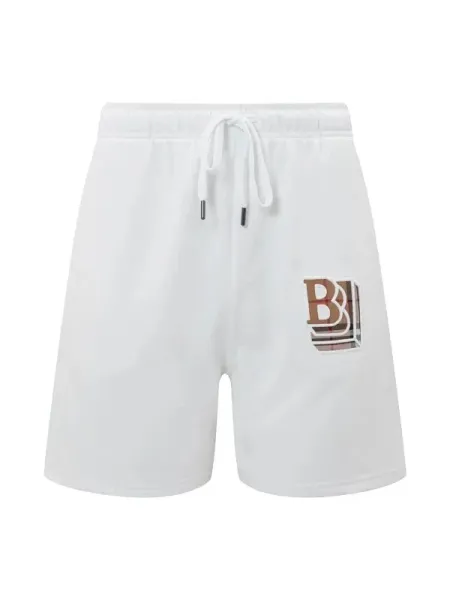 Burberry Logo Patch Shorts Gray - 7