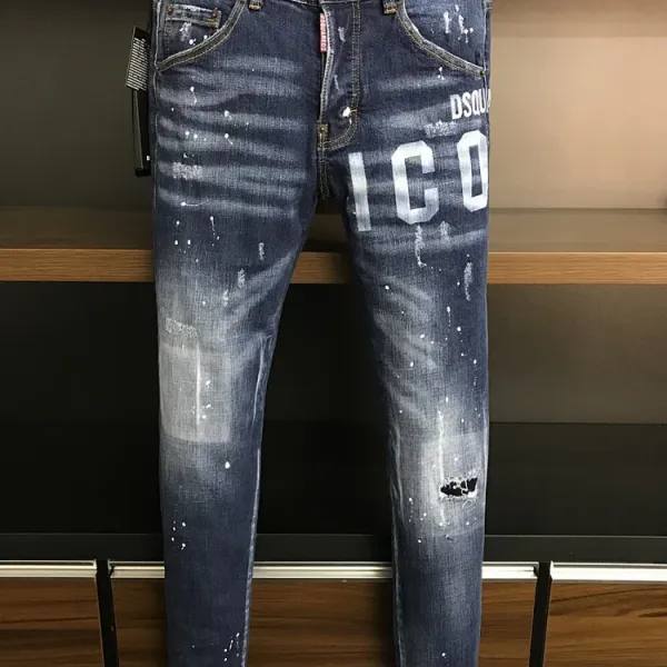Dsquared2 Icon Distressed Denim Jeans - 1